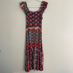 Anthropologie Cory Lynn Calter Doriane Midi Dress